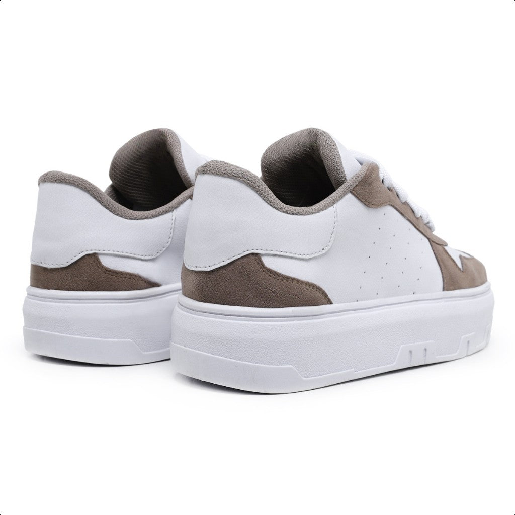 Tênis Feminino Casual Bege - Rosária