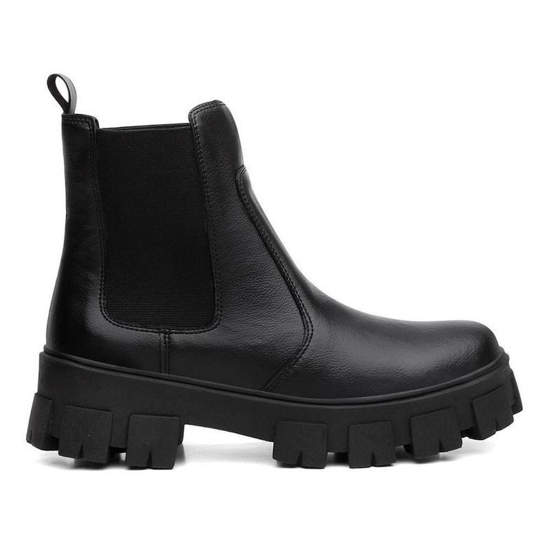 Bota Coturno Feminino Tratorada Chelsea - Rosária
