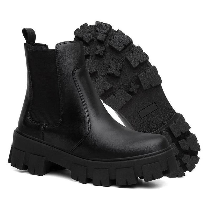 Bota Coturno Feminino Tratorada Chelsea - Rosária